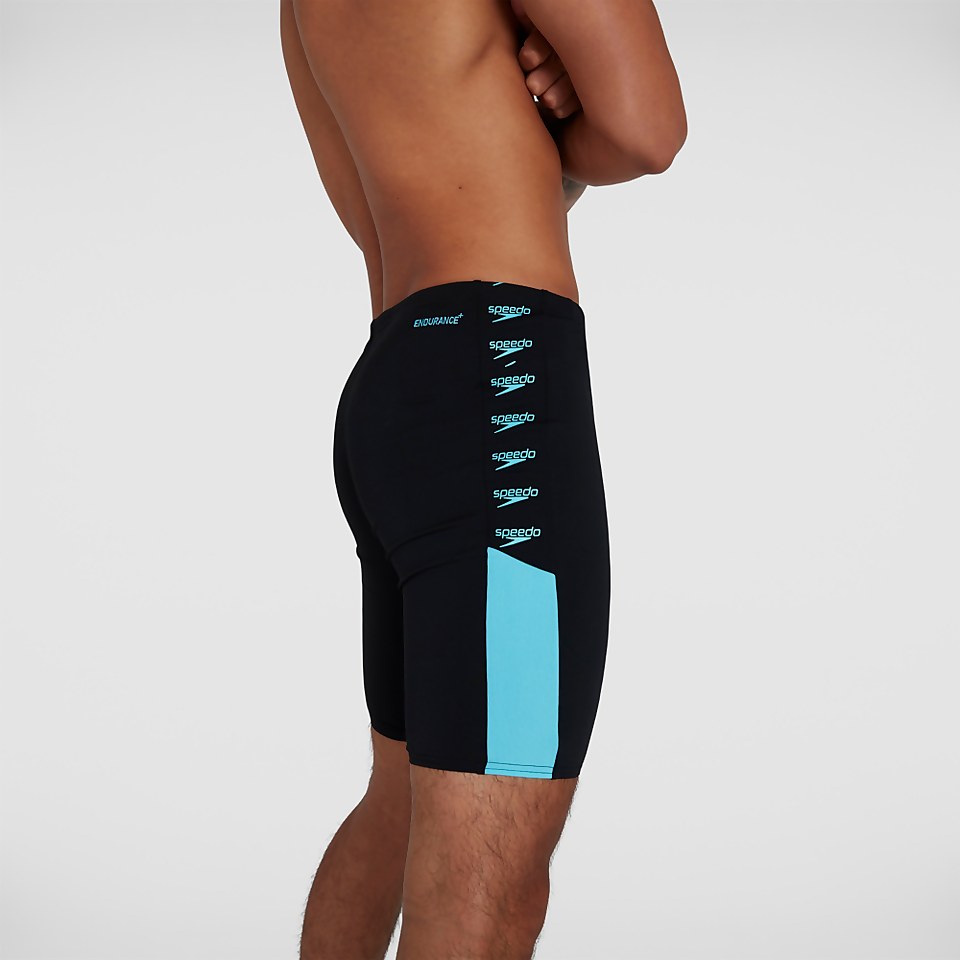 Men's Boom Logo Splice Jammer Black