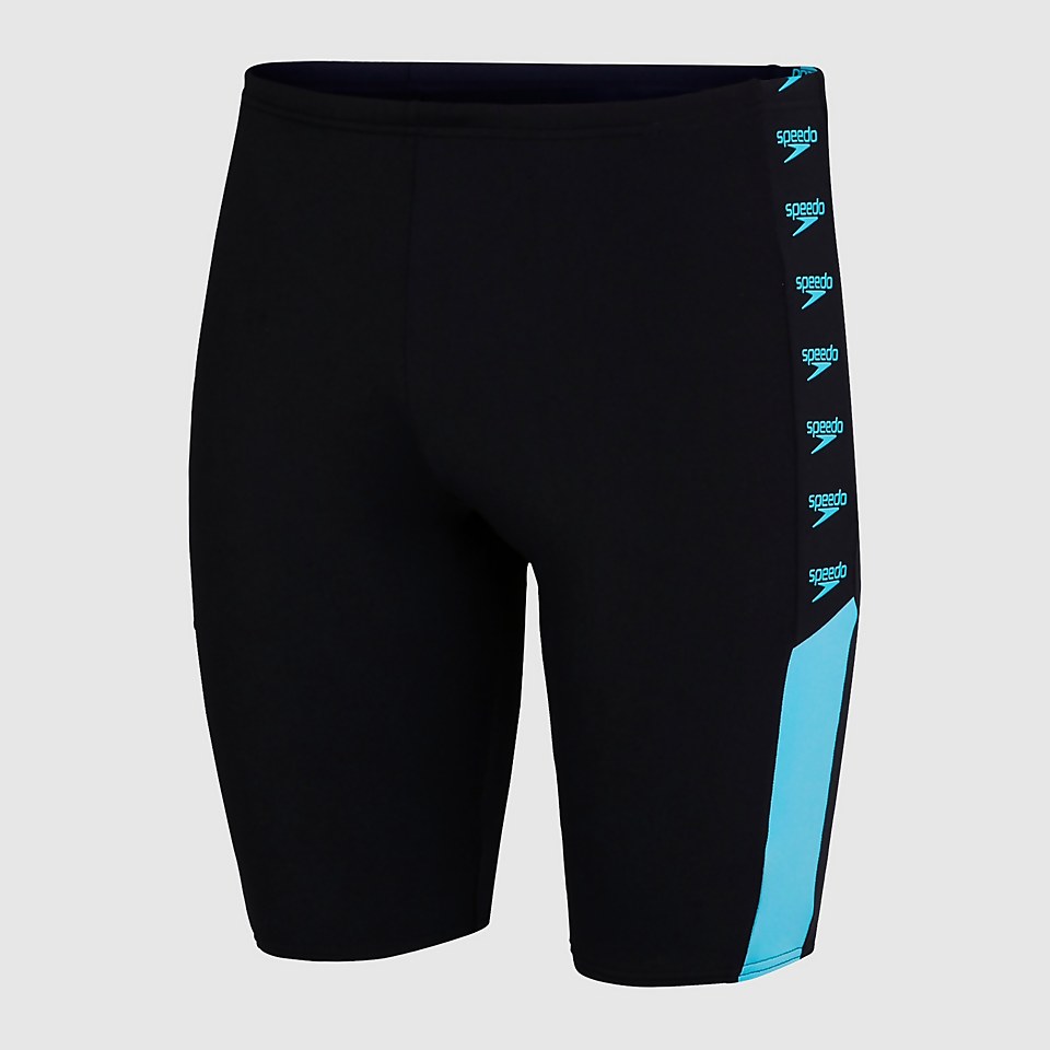 Men's Boom Logo Splice Jammer Black