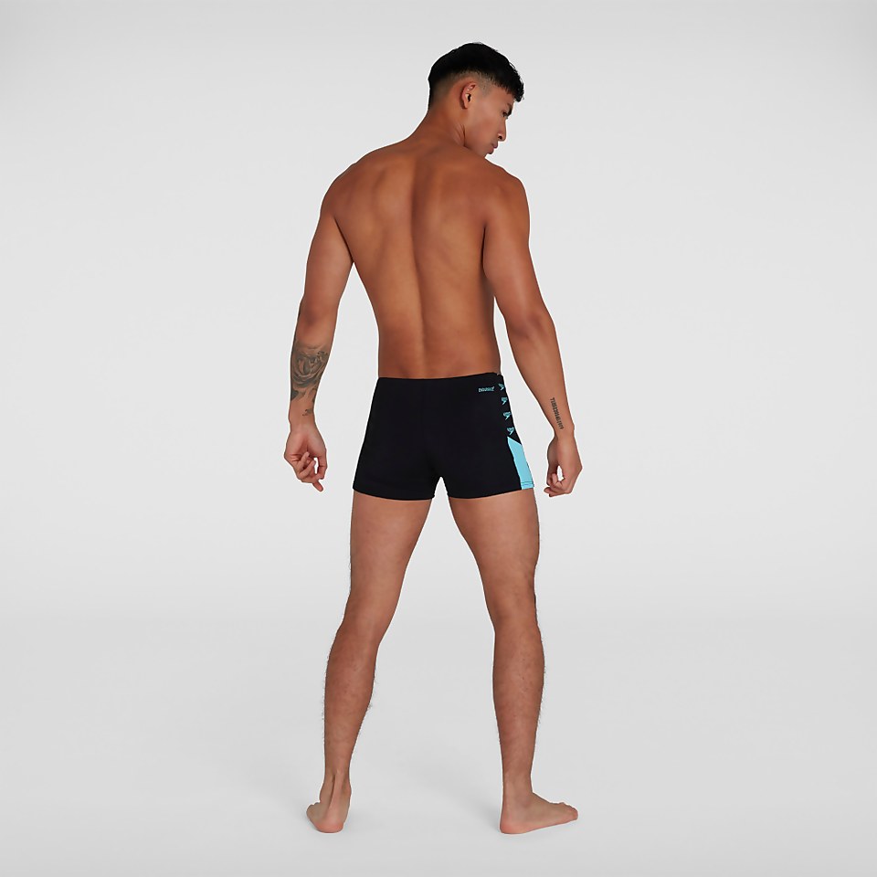 Men's Boom Logo Splice Aquashort Black