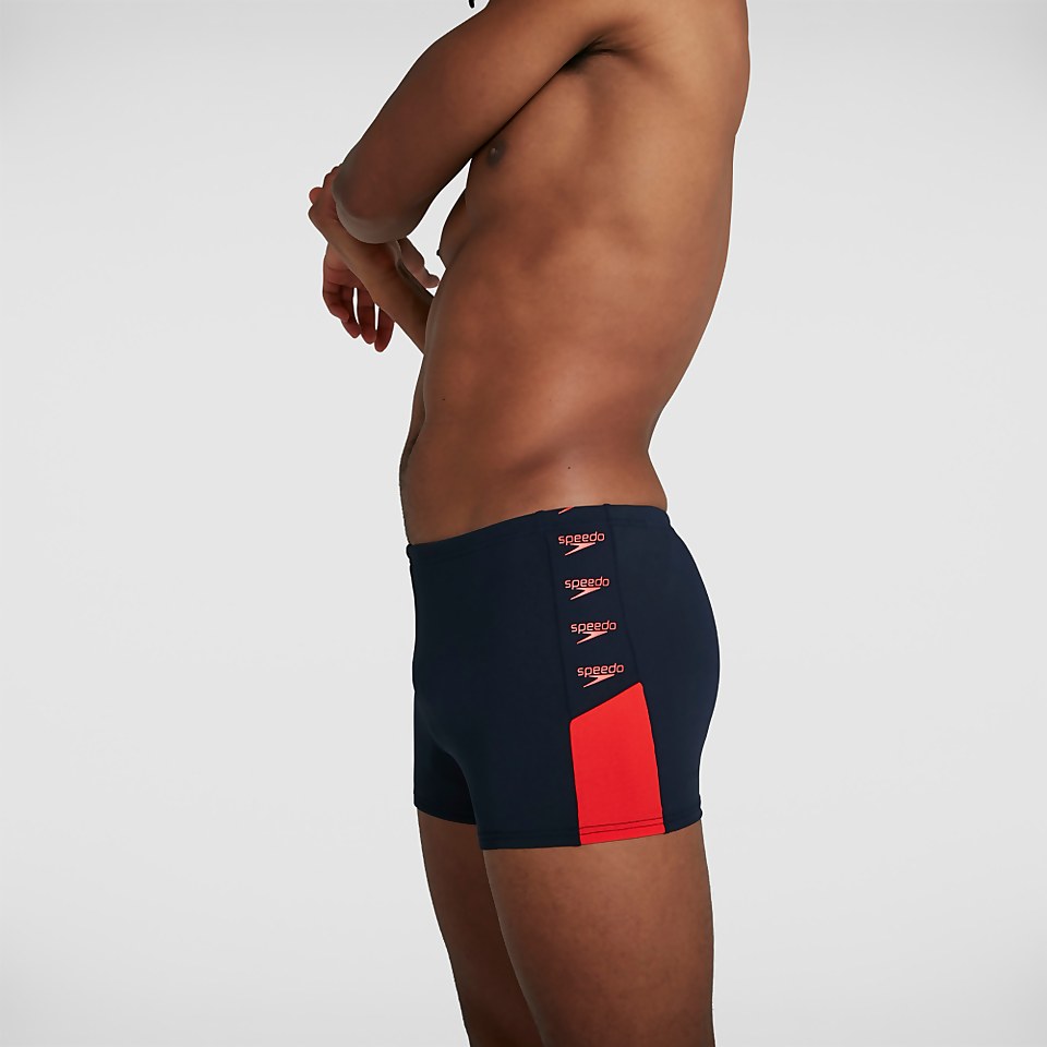 Boxer de bain Homme Boom Logo Splice Bleu marine