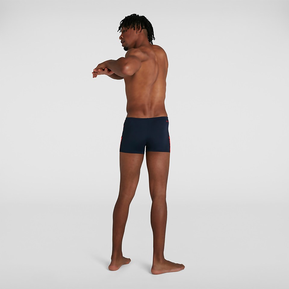 Boxer de bain Homme Boom Logo Splice Bleu marine