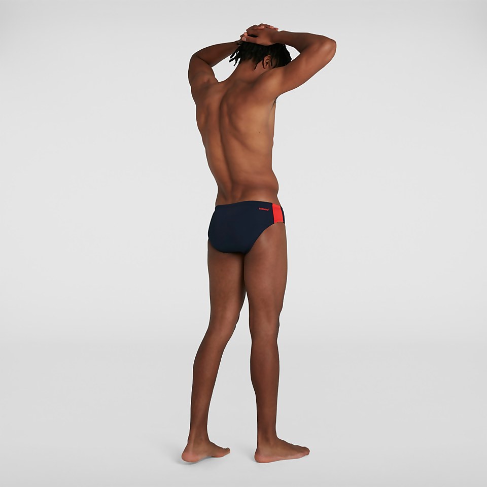 Men's Boom Logo Splice 7cm Brief Navy