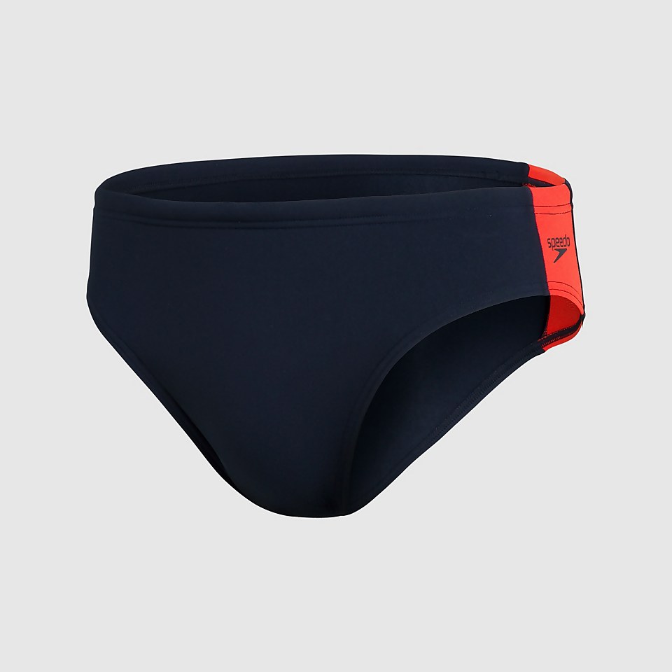 Men's Boom Logo Splice 7cm Brief Navy