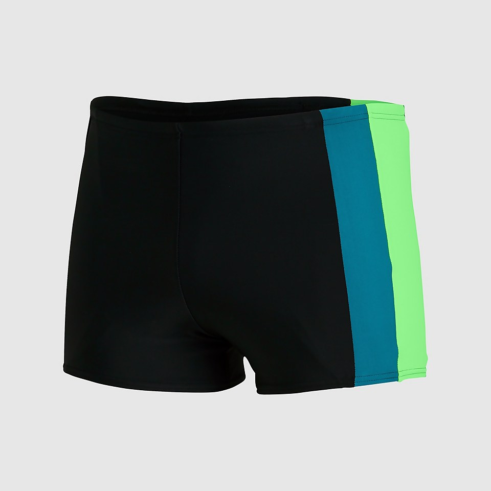 Boxer de bain Homme Color-block Noir