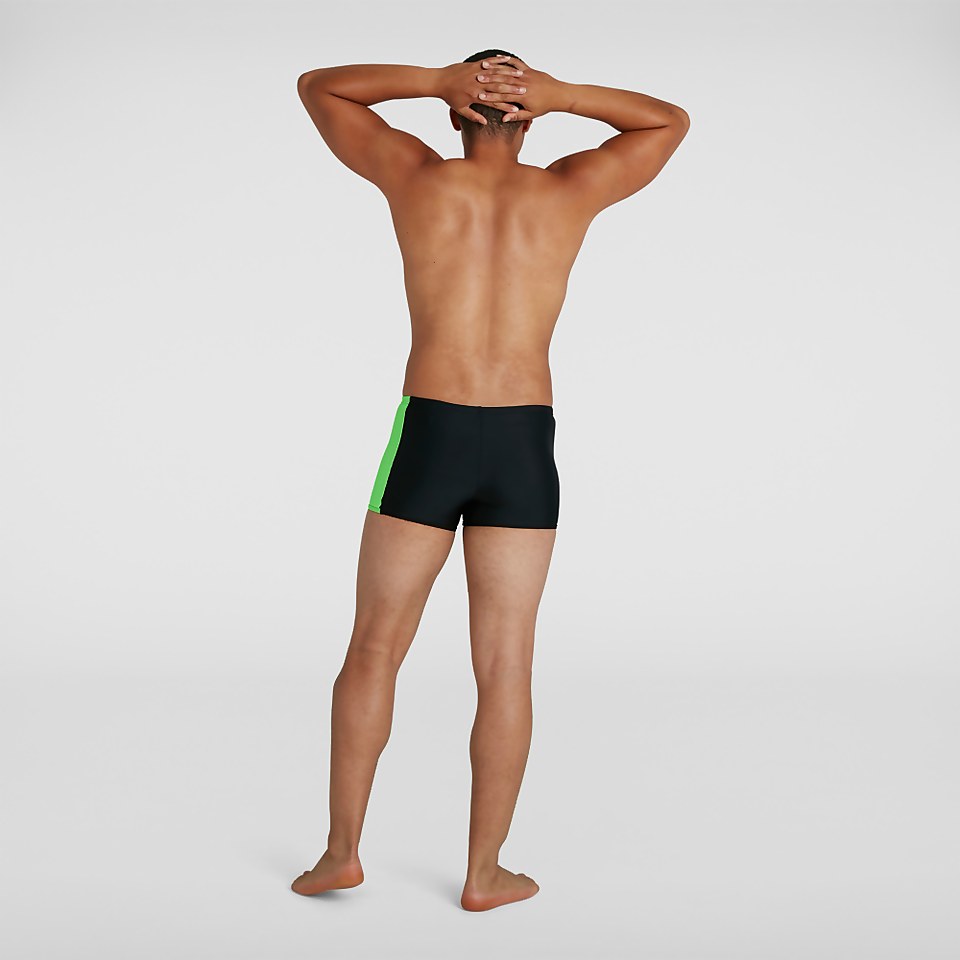 Boxer de bain Homme Color-block Noir