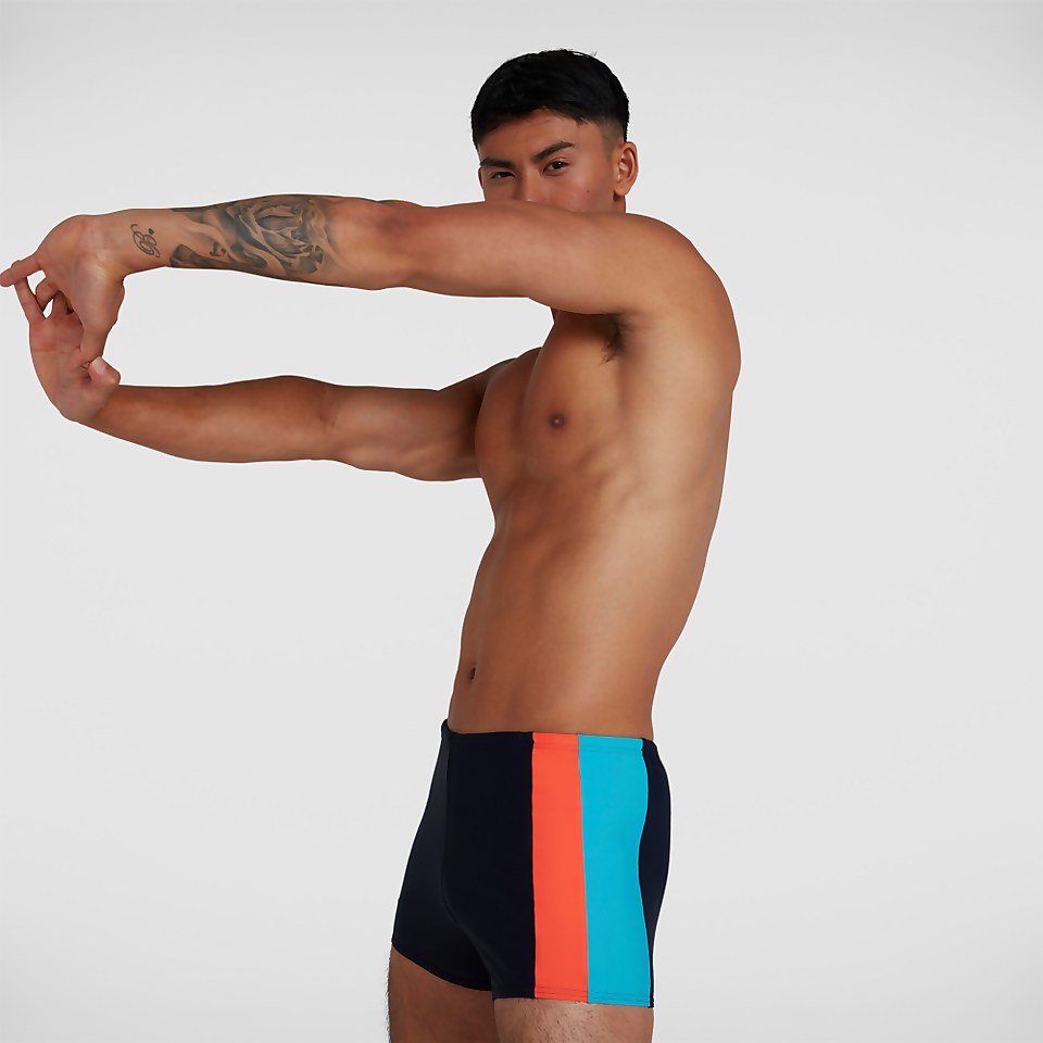 Men's Colourblock Aquashort Navy