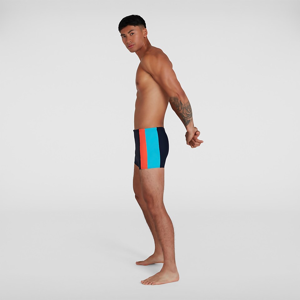 Men's Colourblock Aquashort Navy