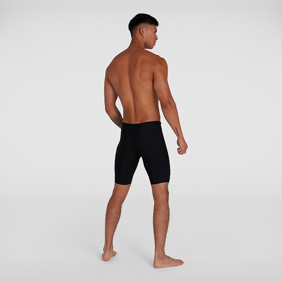 Herren Colourblock Schwimmhose in Schwarz