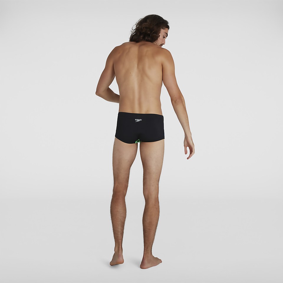 Herren 17 cm Club Training Placement Badehose in Schwarz