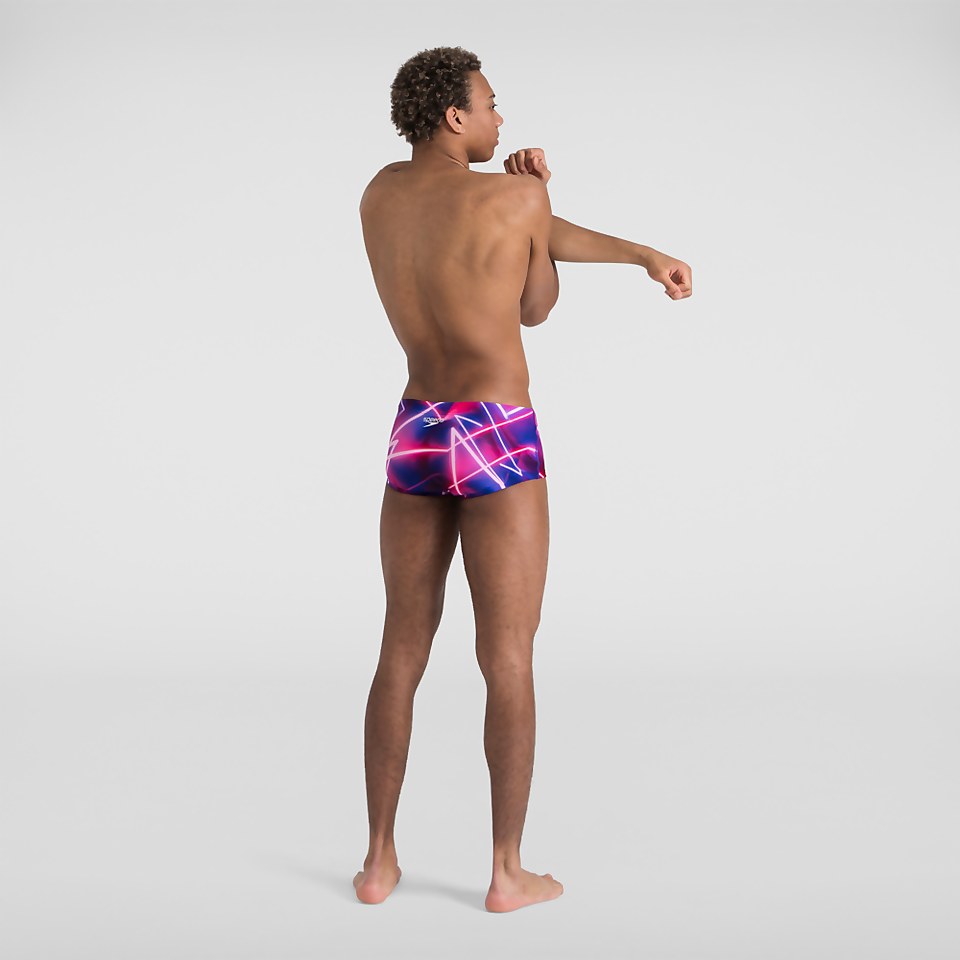 Men's 17cm Club Training Lazer Rave Trunks Purple