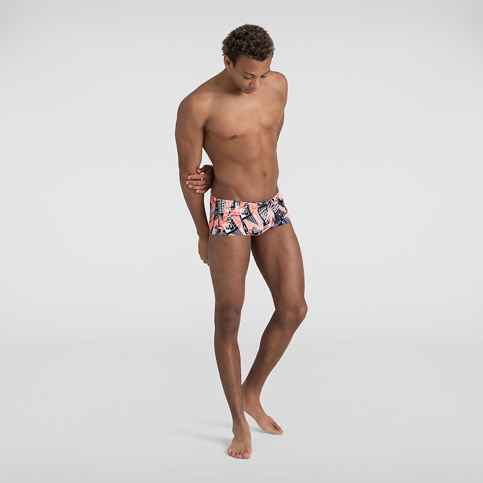 Logo Flash Men's V 17cm Club Training Allover Brief Black