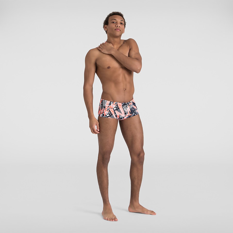 Logo Flash Men's V 17cm Club Training Allover Brief Black