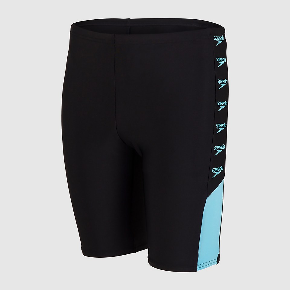 Boys' Boom Logo Splice Jammer Black