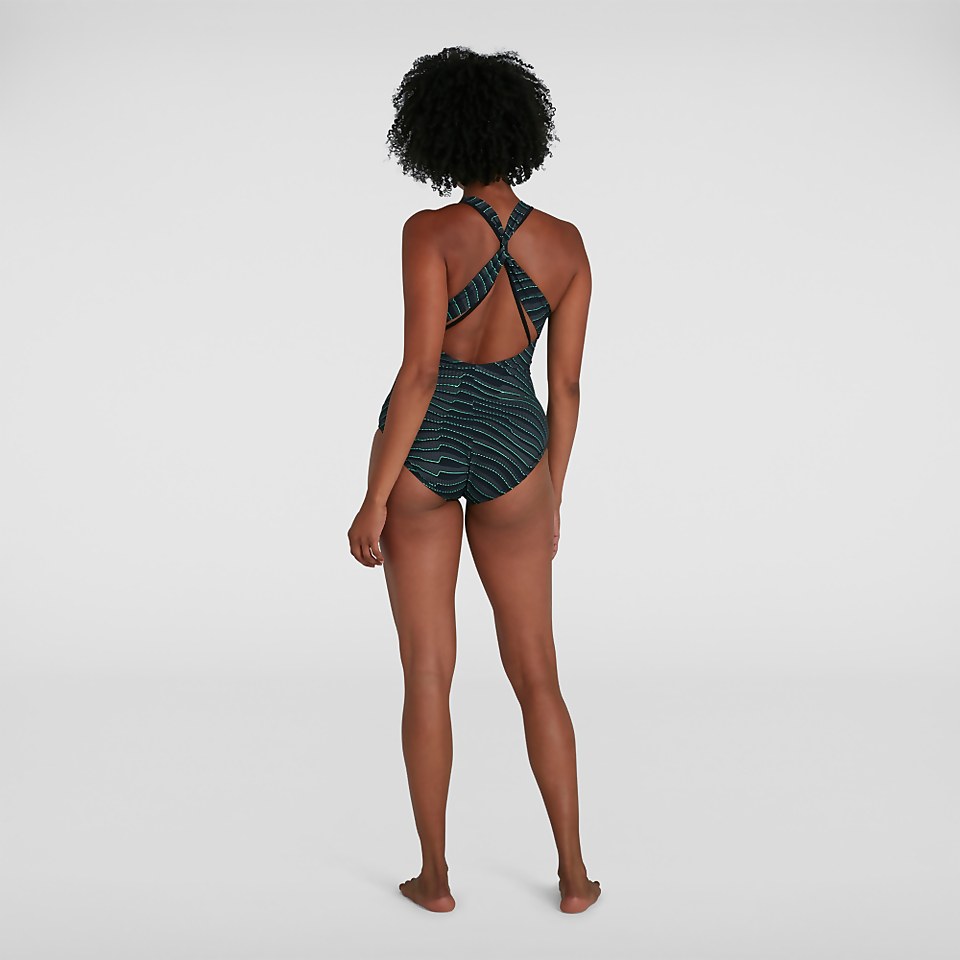 Maillot de bain Femme Calypso Imprimé Gris