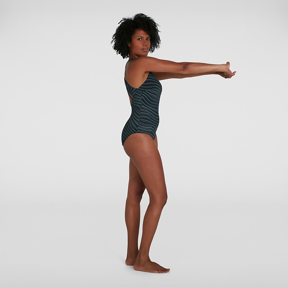 Maillot de bain Femme Calypso Imprimé Gris