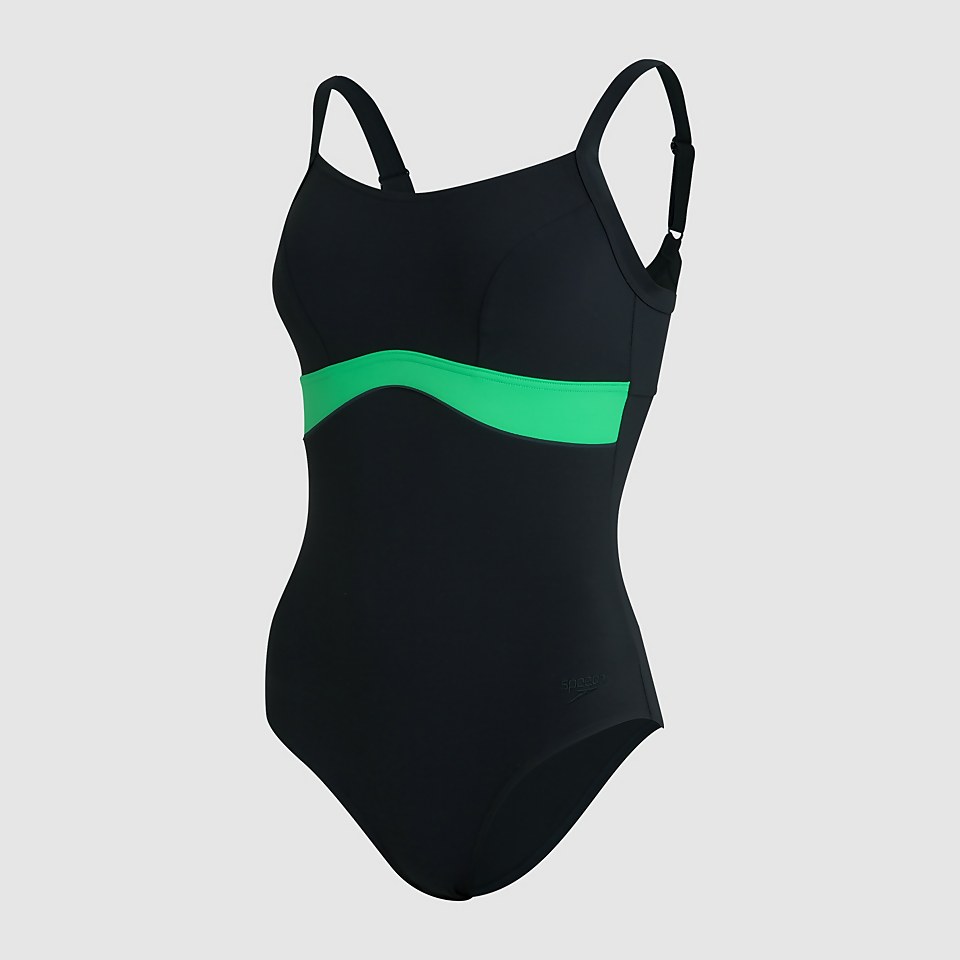 Damen Salacia Clipback Badeanzug in Schwarz