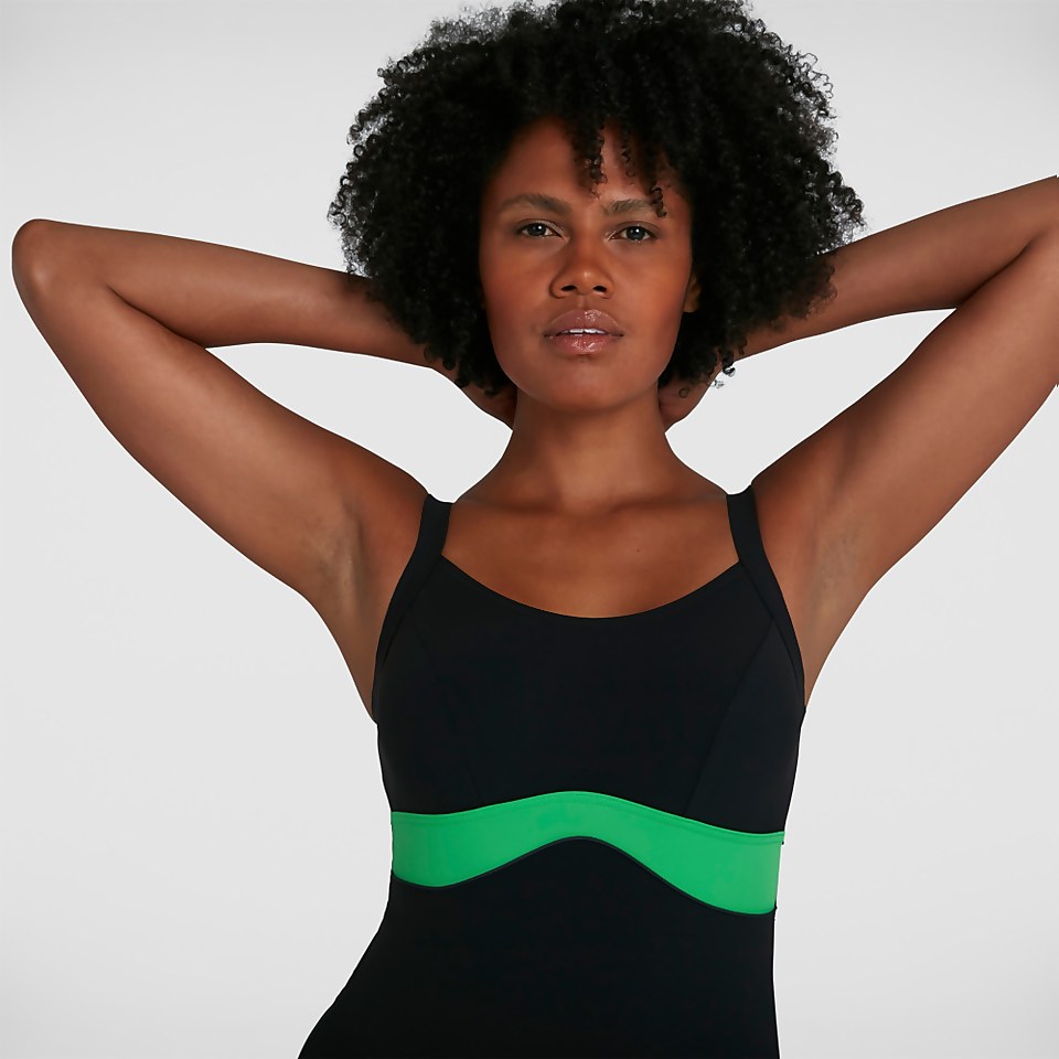 Damen Salacia Clipback Badeanzug in Schwarz