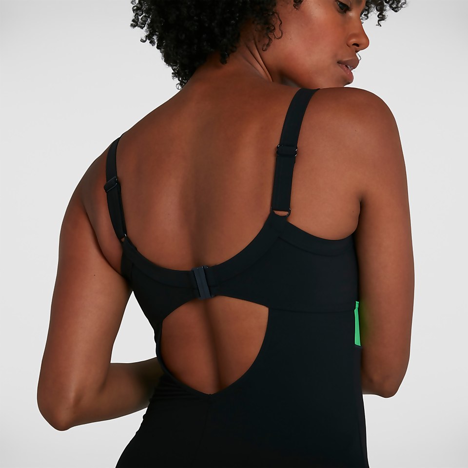 Damen Salacia Clipback Badeanzug in Schwarz