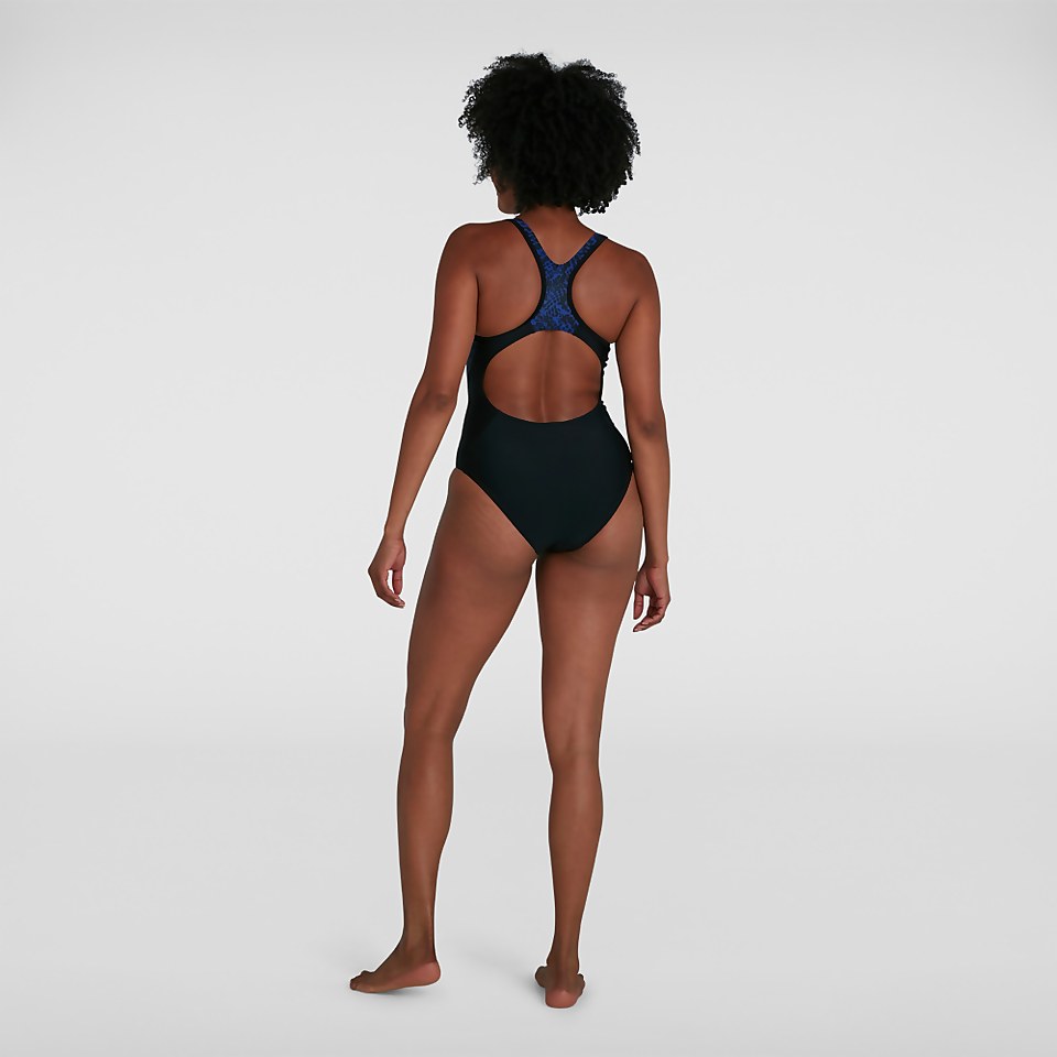 Maillot de bain Femme Allover Panel Laneback Noir