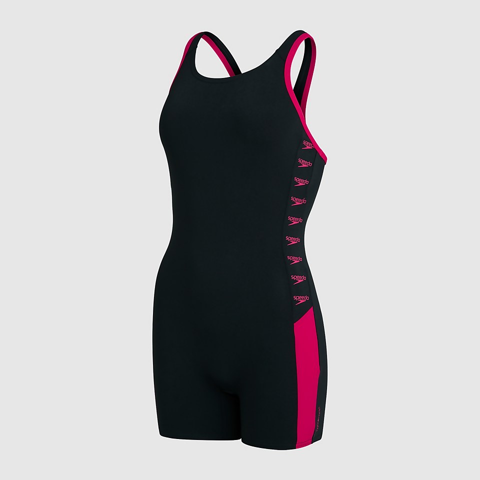 Women's Boom Logo Splice Legsuit Black