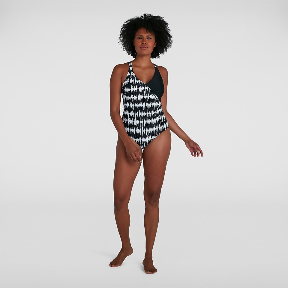 Women's Lexi Printed Swimsuit Black