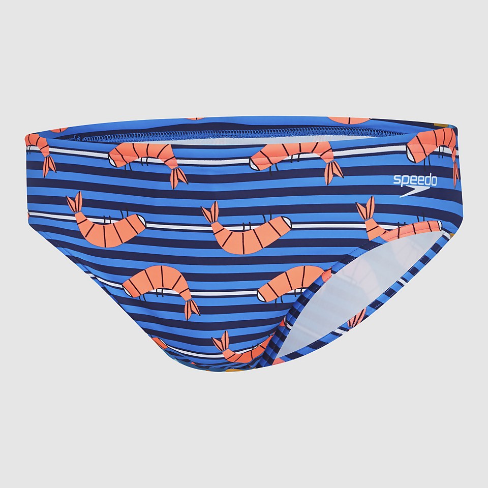 Herren Exclusive Escape 5 cm Badehose Blau/Orange