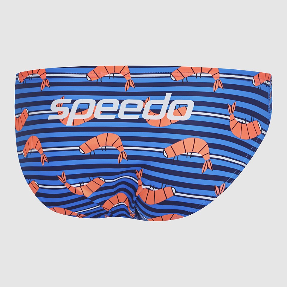 Herren Exclusive Escape 5 cm Badehose Blau/Orange