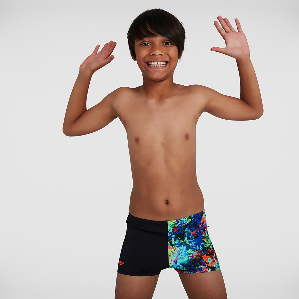 Boys' Digital Placement Aquashort Black