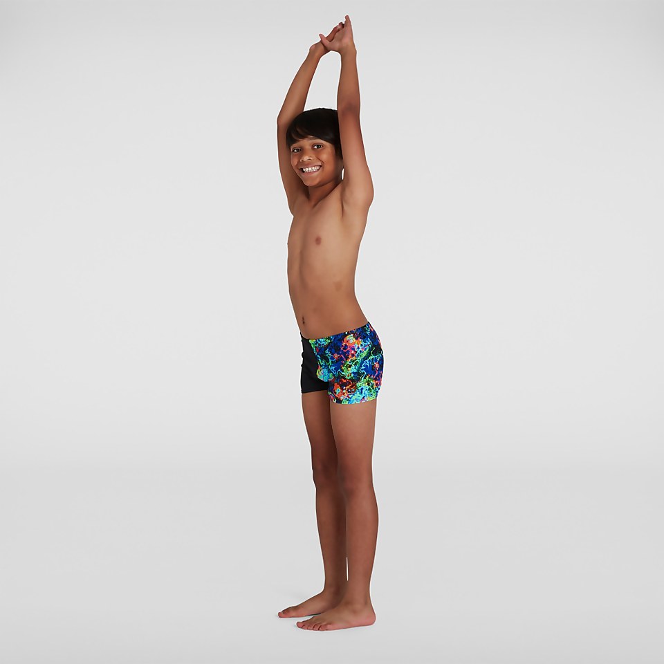 Boys' Digital Placement Aquashort Black