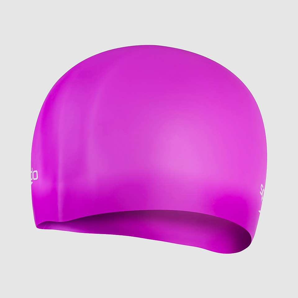 Bonnet de bain Unisexe Uni Moulé Silicone Rose