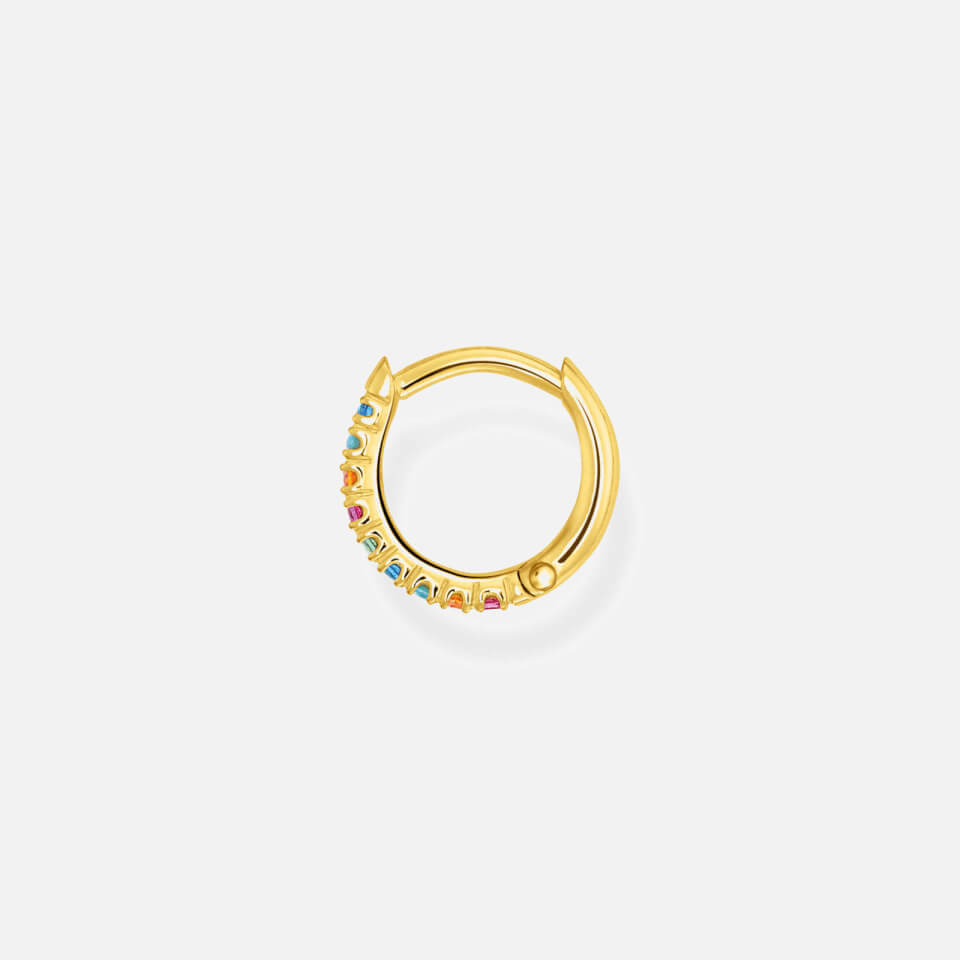 THOMAS SABO Women's Single Hoop Earring - Multicoloured