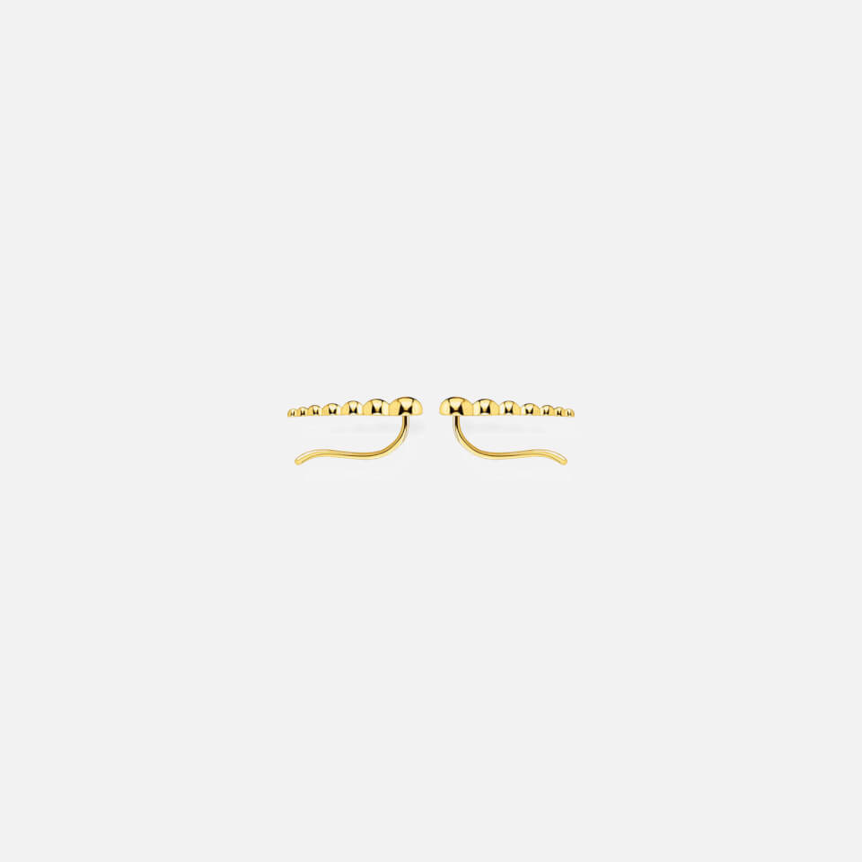 THOMAS SABO Women's Ear Climber - Yellow Gold-Coloured