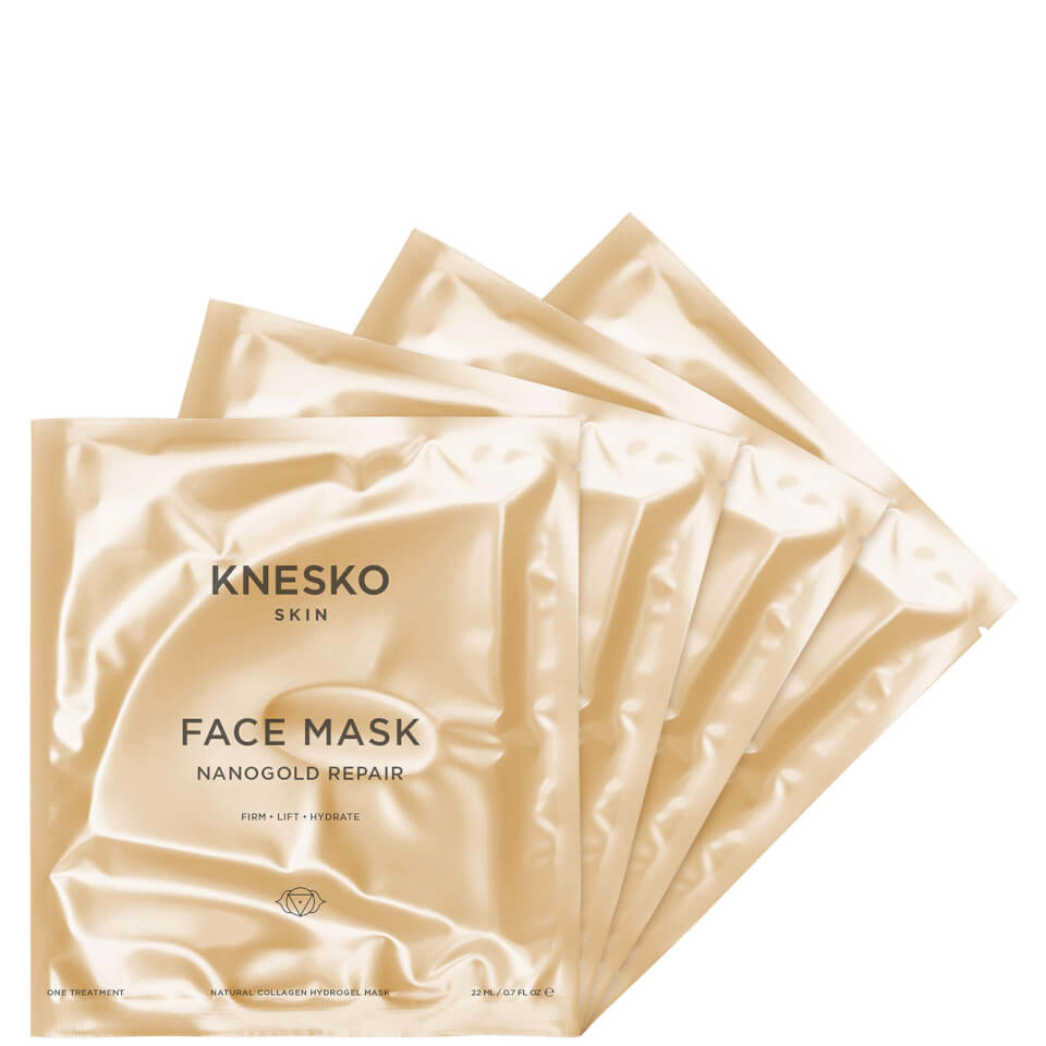 Knesko Skin Nanogold Repair Face Mask 4 Treatments 88ml