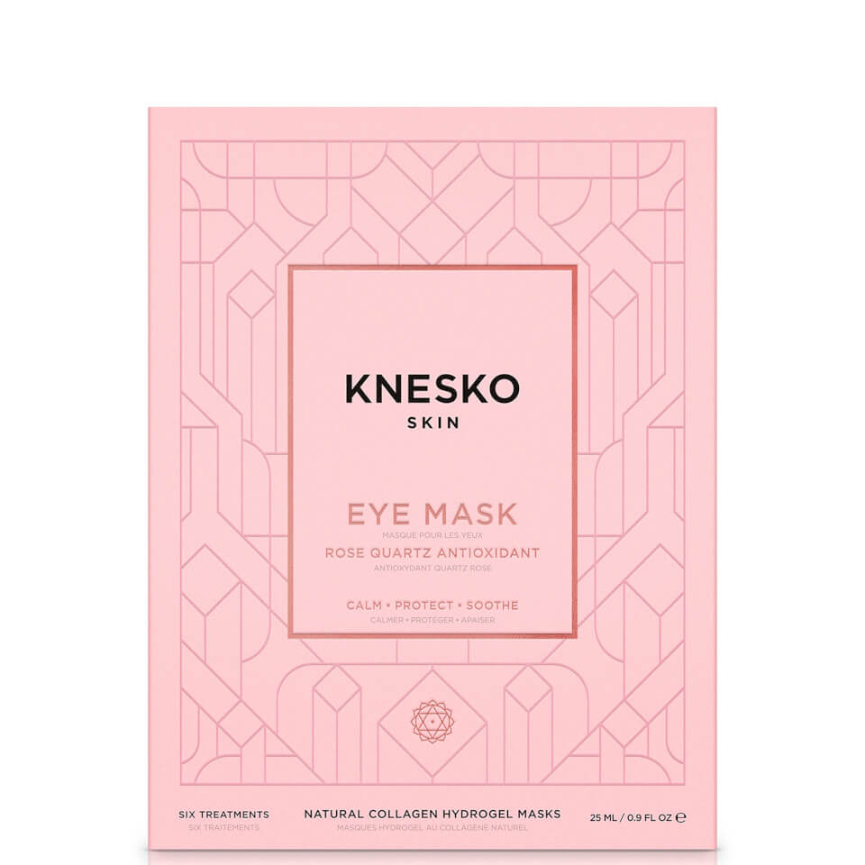 Knesko Skin Rose Quartz Antioxidant Eye Mask 6 Treatments 25ml