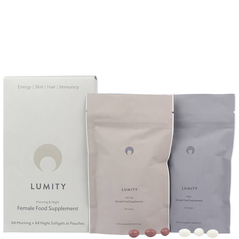 Lumity Morning and Evening Female Supplement Refill Box
