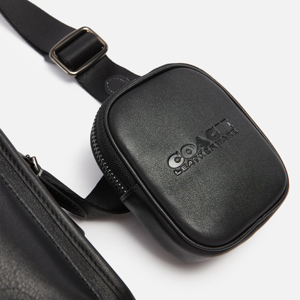 Coach Charter North South Leather Cross Body Bag