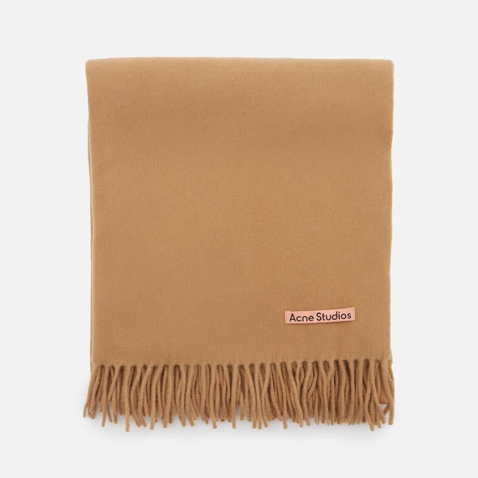 ファッション雑貨・小物その他 Acne Studios  New Oversized Scarf Caramel Brown Acne Studios - Fringe wool scarf - oversized - Caramel brown