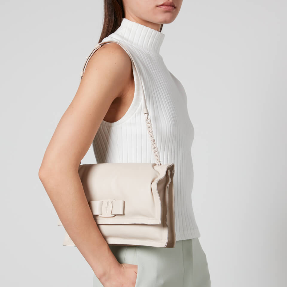 ハンドバッグ Salvatore Ferragamo Nappa Leather Mini Viva Bow Handbag FERRAGAMO Viva Bow Shoulder Bag on SALE | Saks OFF 5TH