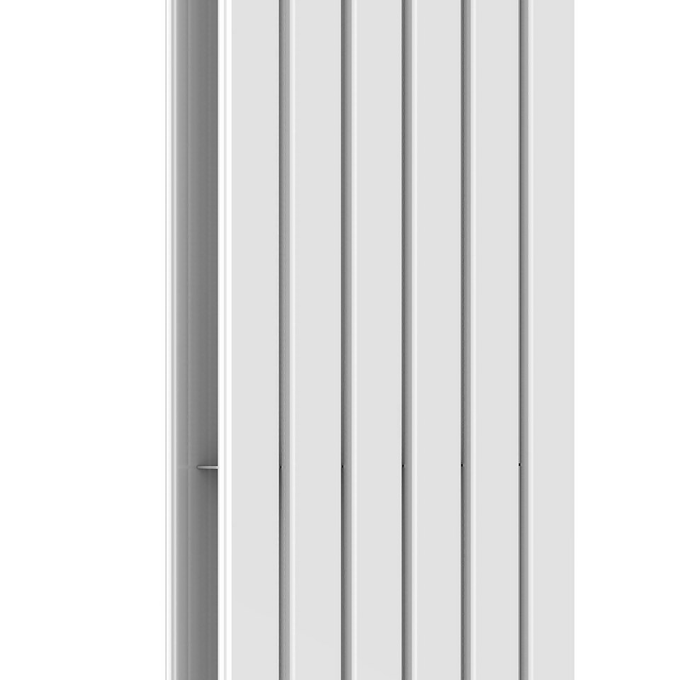 VURTU1 Vertical Double Panel Radiator 1600mm x 410mm - White