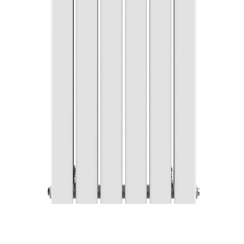 VURTU1 Vertical Double Panel Radiator 1800mm x 410mm - White