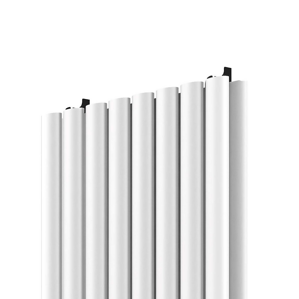VURTU2 Vertical Double Panel Radiator 1800mm x 480mm - White