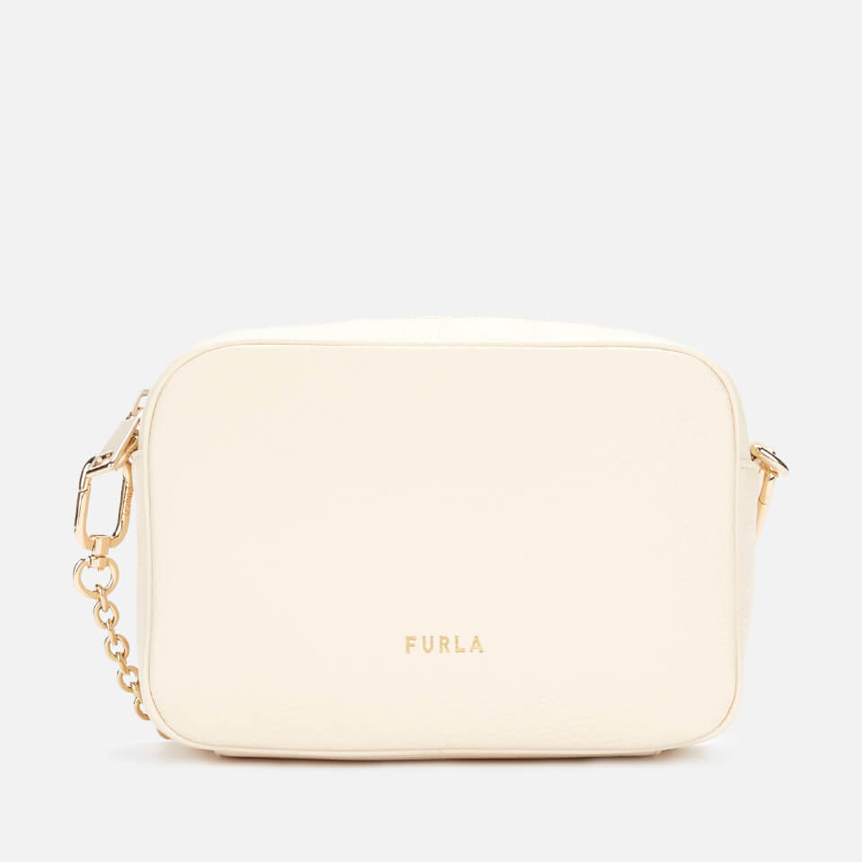 Furla Women's Real Mini Camera Cross Body Bag - White/Multi