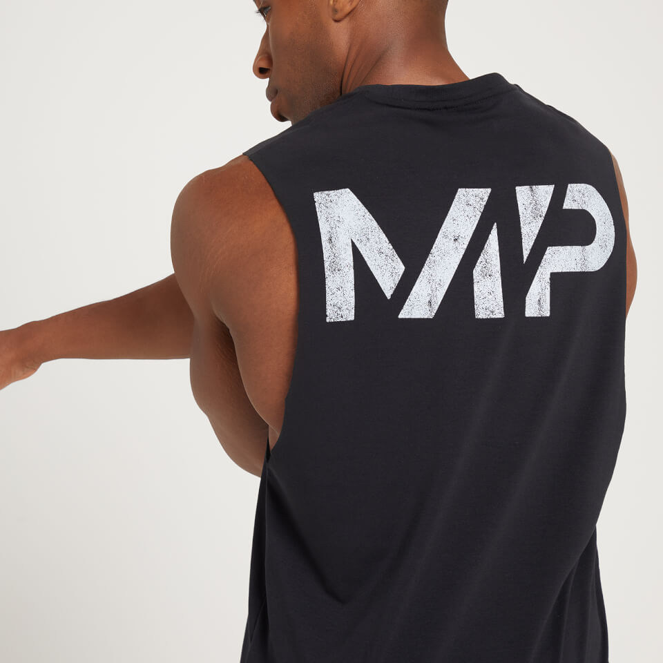 MP Men's Adapt Grit Print Tank Top - Black