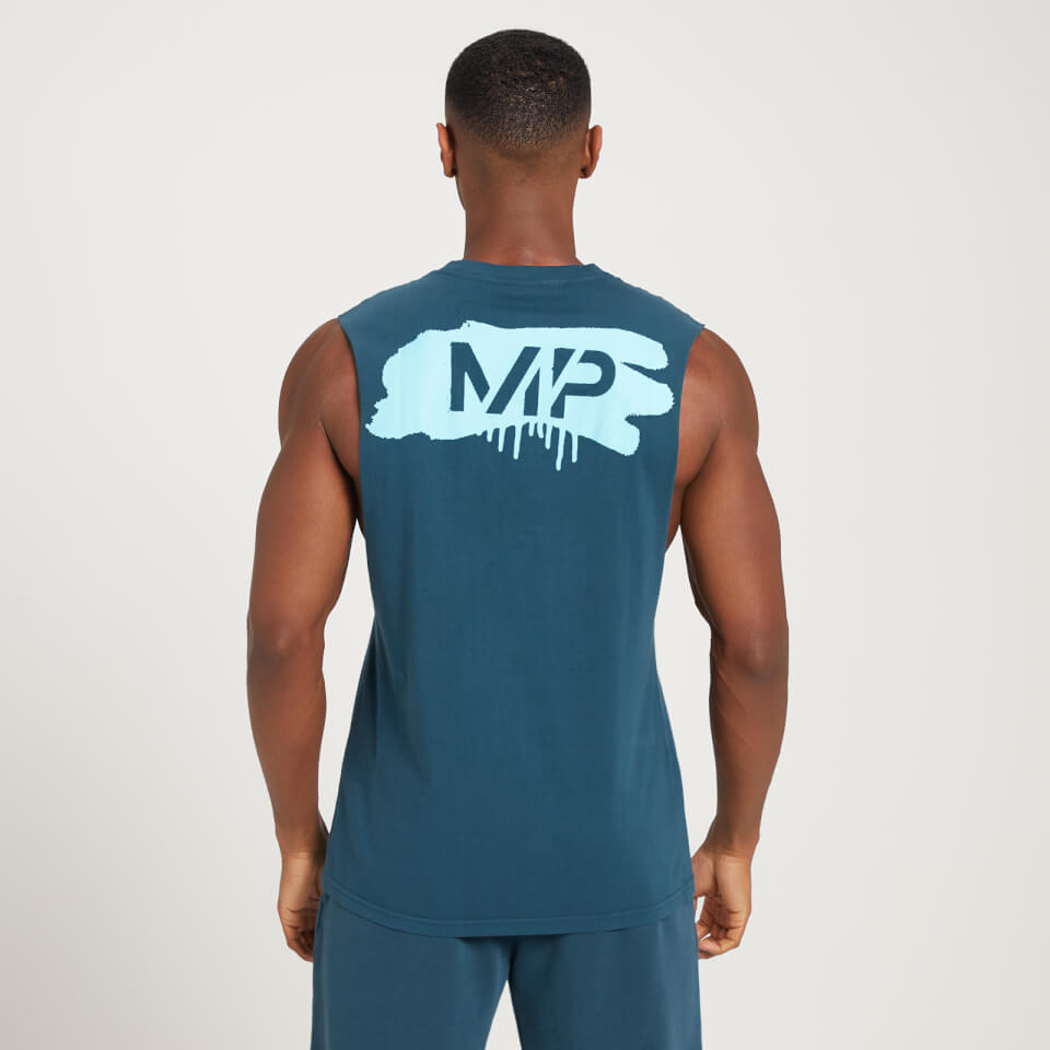 MP Men's Adapt Washed Tank Top - Dust Blue