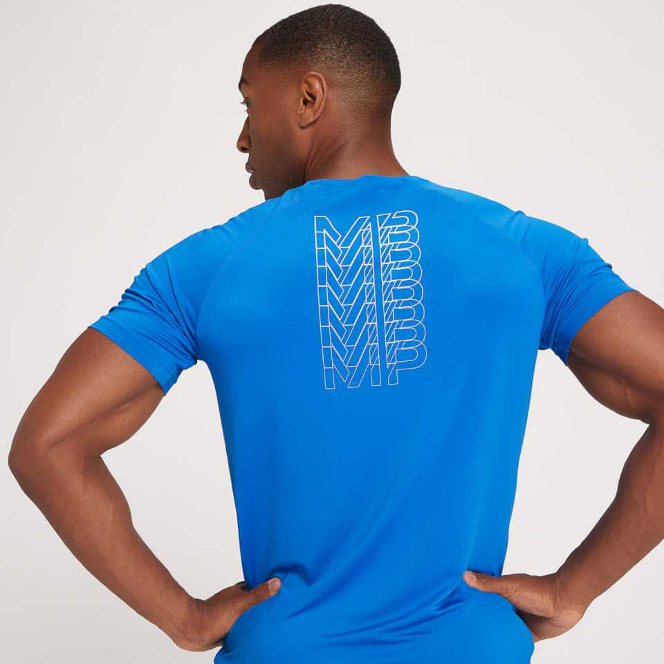 MP Men's Repeat MP Graphic Training Short Sleeve T-Shirt - True Blue