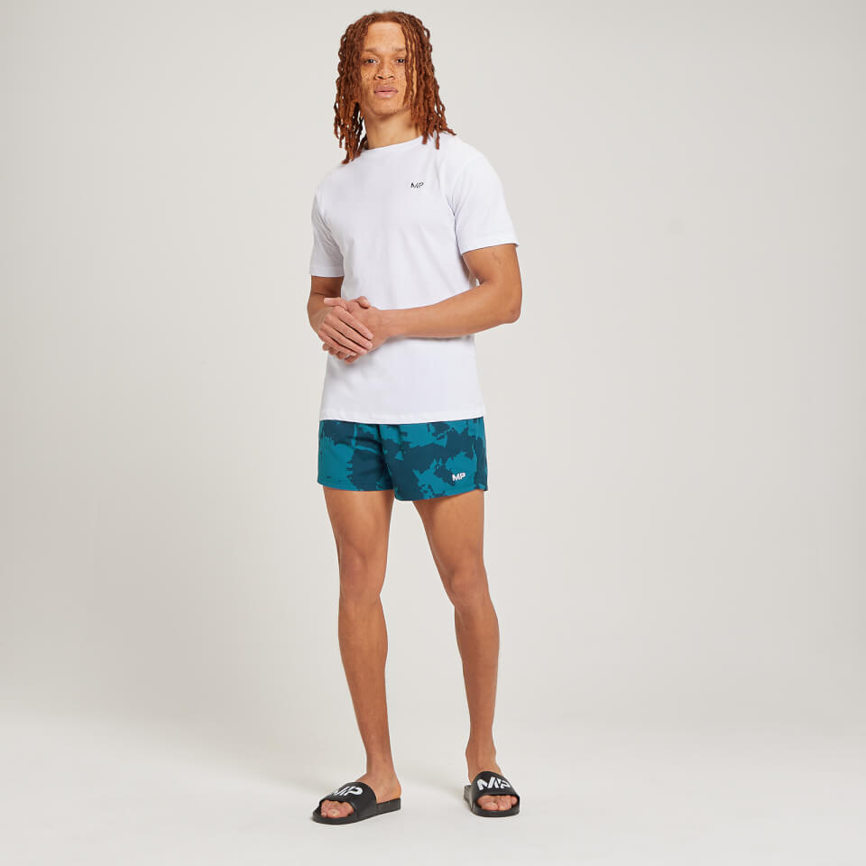 MP Men's Atlantic Printed Swim Shorts - Deep Lake