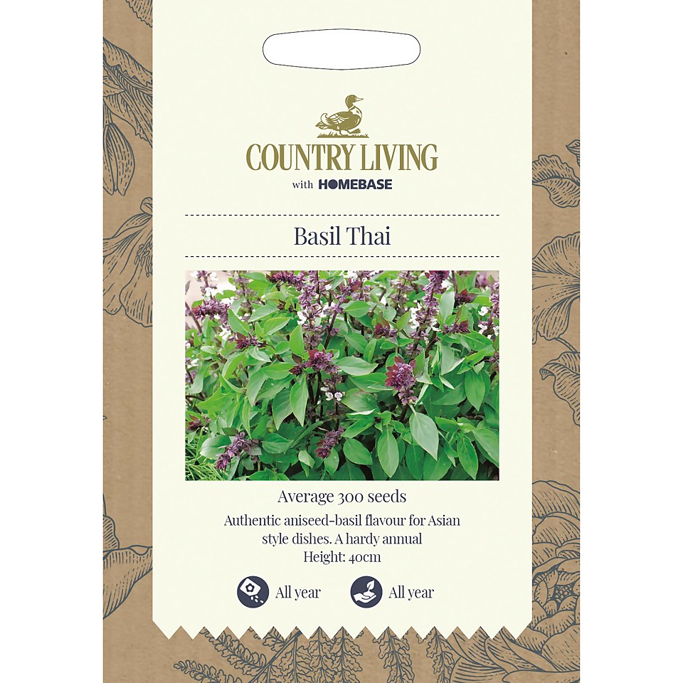 Country Living Basil Thai Seeds
