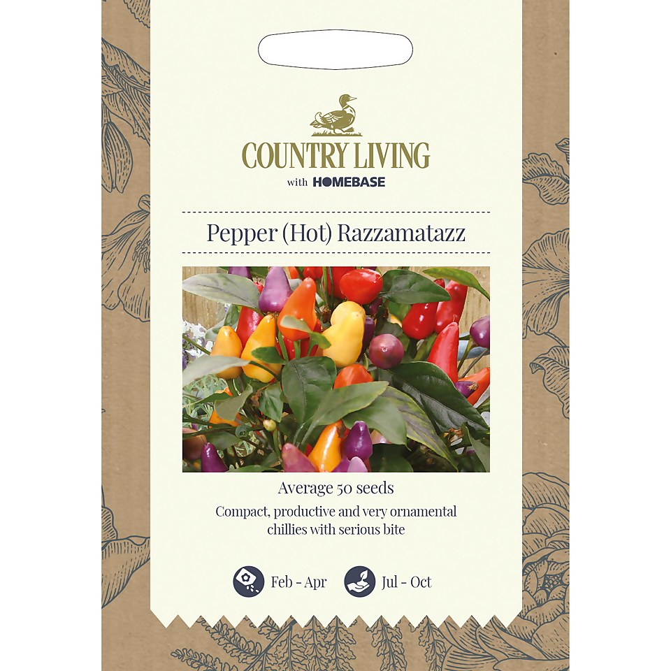 Country Living Pepper Hot Razzamatazz Seeds