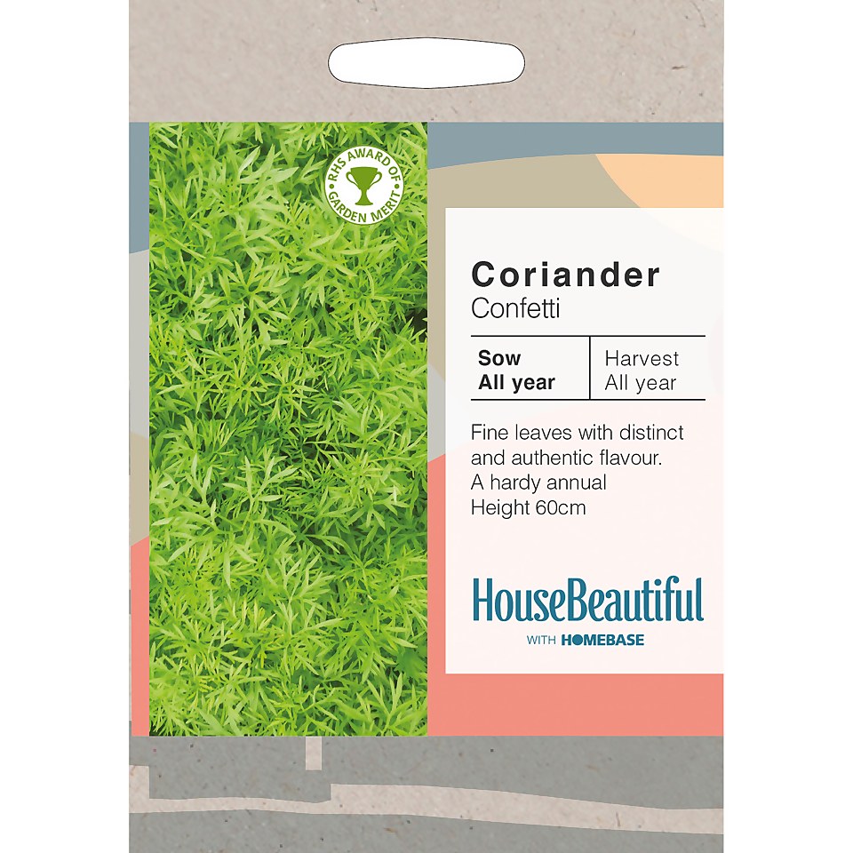House Beautiful Coriander Confetti Seeds