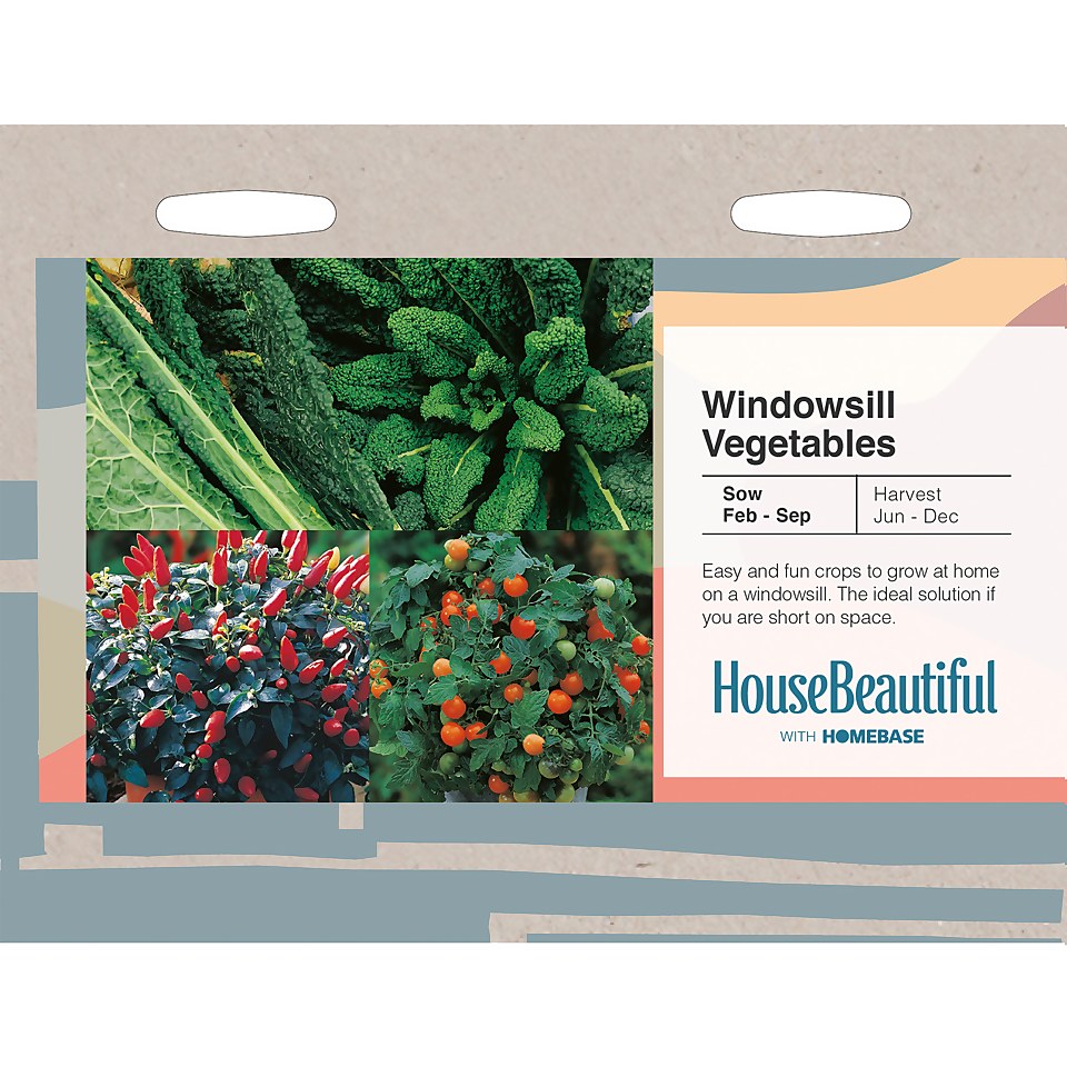House Beautiful Windowsill Vegetables Seeds